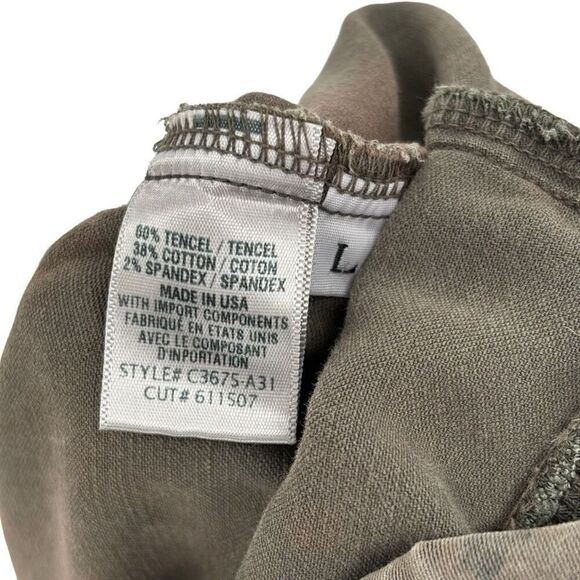 Cloth & Stone‎ Animal Print Joggers Green/Black Large - Picture 7 of 8